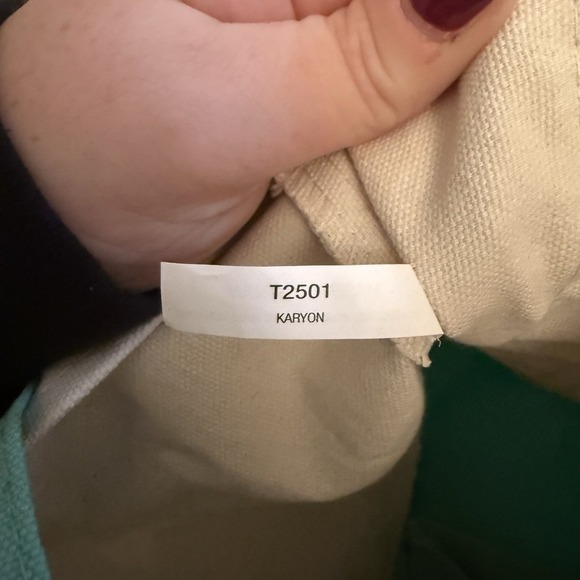 Trader Joe's Pastel Green Mini Canvas Tote Bags 2025 LIMITED EDITION NWT - Picture 11 of 13